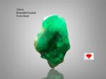 New Feature: 7.14 ct Swat Emerald Crystal — Large, Elongated and Voluminous