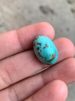 23.40ct Afghan Turquoise Cabochon: A Bold Stone with Sculpted Depth - Image 11
