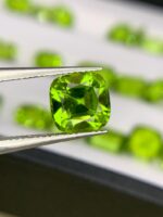 61 Carat Peridot Gemstone: Round, Trillion, Emerald, Cushion Cut from Pakistan - Image 3