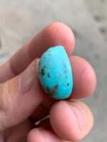 23.40ct Afghan Turquoise Cabochon: A Bold Stone with Sculpted Depth - Image 4