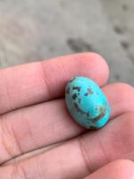 23.40ct Afghan Turquoise Cabochon: A Bold Stone with Sculpted Depth - Image 5