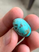 23.40ct Afghan Turquoise Cabochon: A Bold Stone with Sculpted Depth - Image 7