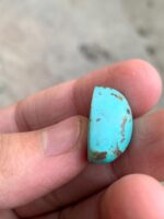23.40ct Afghan Turquoise Cabochon: A Bold Stone with Sculpted Depth - Image 9