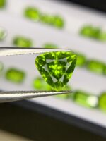 61 Carat Peridot Gemstone: Round, Trillion, Emerald, Cushion Cut from Pakistan - Image 9