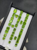 61 Carat Peridot Gemstone: Round, Trillion, Emerald, Cushion Cut from Pakistan - Image 10
