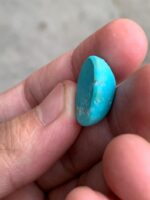 Afghan Turquoise Cabochon: 17.18ct Oval Gemstone - Image 10