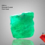 6.65ct Swat Emerald Crystal – A Distinctive Deep-Green Gem from Pakistan
