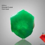 8.25ct Swat Emerald Crystal – A Broad, Vivid Green Gem from Pakistan