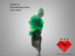 102.80-Carat Swat Emerald Specimen: A Giant Emerald Column Shaped by the Earth