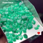 62.65ct Swat Emerald Rough Lot (9x8x6mm): Natural Green Crystals for Cutting or Collecting