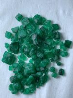 62.65ct Swat Emerald Rough Lot (9x8x6mm): Natural Green Crystals for Cutting or Collecting - Image 2
