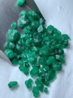 62.65ct Swat Emerald Rough Lot (9x8x6mm): Natural Green Crystals for Cutting or Collecting - Image 6