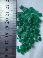 62.65ct Swat Emerald Rough Lot (9x8x6mm): Natural Green Crystals for Cutting or Collecting - Image 9