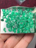 62.65ct Swat Emerald Rough Lot (9x8x6mm): Natural Green Crystals for Cutting or Collecting - Image 10