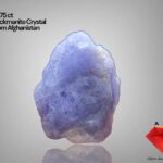 Exceptional 43.75ct Hackmanite Crystal from Afghanistan