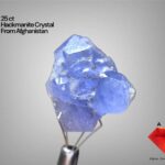 25 Carat Hackmanite Crystal from Afghanistan – Tenebrescent Collector Mineral