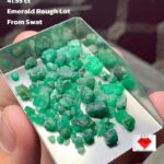41.55ct Swat Emerald Rough Lot – A Majestic Creation of Nature