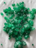 60.30ct Swat Emerald Rough Lot (11x10x9mm): Natural Uncut Crystals with Rich Green Color - Image 7