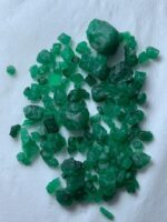 60.30ct Swat Emerald Rough Lot (11x10x9mm): Natural Uncut Crystals with Rich Green Color - Image 9