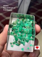 Exceptional 46.60 ct Panjshir Emerald Rough — Natural Gem from Afghanistan