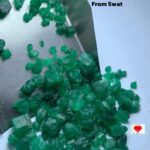 77.30ct Swat Emerald Rough Lot (7x7x6mm): Fine Natural Crystals for Faceting or Collection