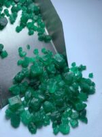 77.30ct Swat Emerald Rough Lot (7x7x6mm): Fine Natural Crystals for Faceting or Collection - Image 7