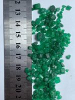 77.30ct Swat Emerald Rough Lot (7x7x6mm): Fine Natural Crystals for Faceting or Collection - Image 9