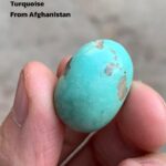 Impressive 25.75 ct Afghan Turquoise Cabochon – 24.30 × 16.92 × 10.27 mm
