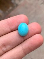 11.40-Carat Afghan Turquoise: A Petite Gem of Timeless Charm - Image 2