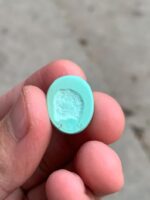 15.30ct Afghan Turquoise Cabochon: Petite Power with Natural Elegance - Image 7