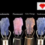 Rare 0.780 ct Hackmanite with Strong Tenebrescent Color Change and Fluorescent from Afghanistan