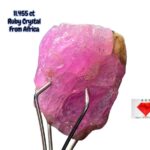 11.455ct Afghan Ruby Crystal – Rare Natural Red Gem (13.94 x 11.39 x 7.81mm)