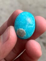 25.58ct Afghan Turquoise Cabochon: Striking Size with Graceful Proportions - Image 2