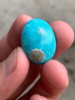25.58ct Afghan Turquoise Cabochon: Striking Size with Graceful Proportions - Image 3
