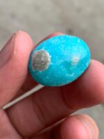 25.58ct Afghan Turquoise Cabochon: Striking Size with Graceful Proportions - Image 4