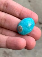 25.58ct Afghan Turquoise Cabochon: Striking Size with Graceful Proportions - Image 6