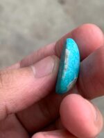 25.58ct Afghan Turquoise Cabochon: Striking Size with Graceful Proportions - Image 7