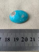 25.58ct Afghan Turquoise Cabochon: Striking Size with Graceful Proportions - Image 8