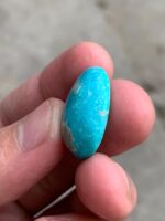 25.58ct Afghan Turquoise Cabochon: Striking Size with Graceful Proportions - Image 10
