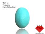 Striking Afghan Turquoise: 16.35 ct of Natural Splendor