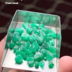 Swat Valley Emerald Rough Lot – 47.40 Carats of Natural Green Crystal