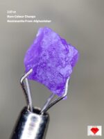 2.57ct Rare Afghan Hackmanite Crystal – Compact Wonder of Light