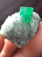 A Powerful 44.85-Carat Swat Emerald Specimen — Depth, Density & Natural Beauty - Image 4