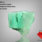 Swat Emerald Crystal - 12.68 Carat, Natural Green Gemstone