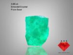 3.85 ct Natural Emerald Crystal from Swat Valley – Compact Geometry with Refined Character