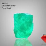 3.85 ct Natural Emerald Crystal from Swat Valley – Compact Geometry with Refined Character