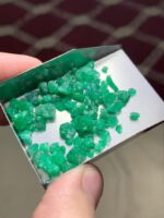 36.84 ct Swat Emerald Rough Lot – Nature’s Unpolished Green - Image 3