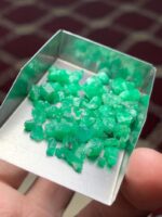 36.84 ct Swat Emerald Rough Lot – Nature’s Unpolished Green - Image 4