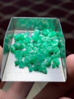 36.84 ct Swat Emerald Rough Lot – Nature’s Unpolished Green - Image 6