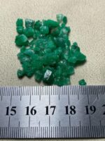 36.84 ct Swat Emerald Rough Lot – Nature’s Unpolished Green - Image 8